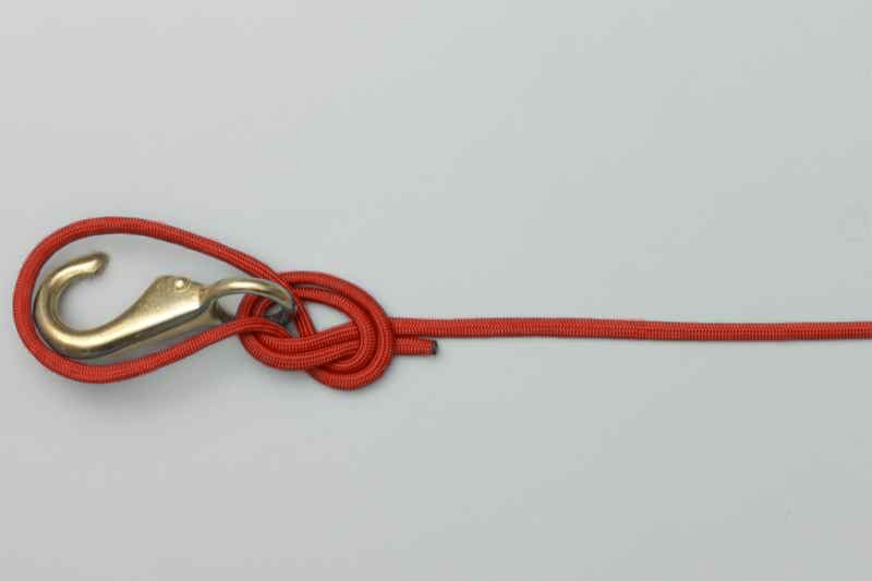 Loop passed over the hook