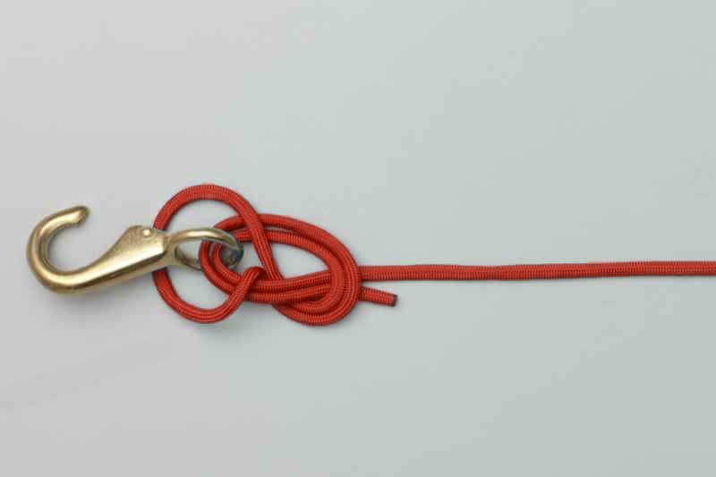 Loop folded onto the knot